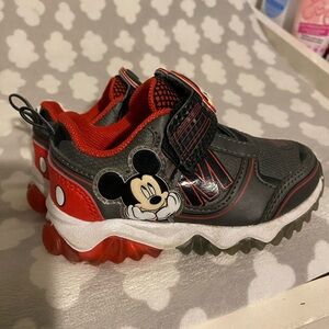 Disney Mickey Mouse Kids Sneakers - Black and Red